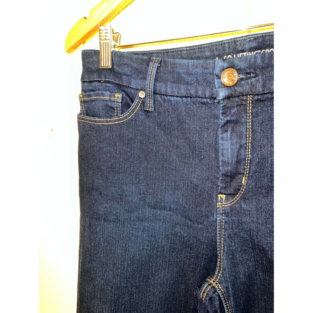 Chico's Jeans Women's 4 Crop Skimmer So Lifting Tummy Control Capri Pedal Pusher - Picture 6 of 10